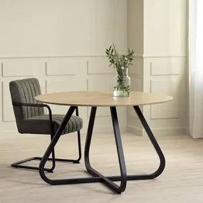 Jedálenský stôl Unique Furniture CESURA 120x120 cm hnedý dřevo 43860000