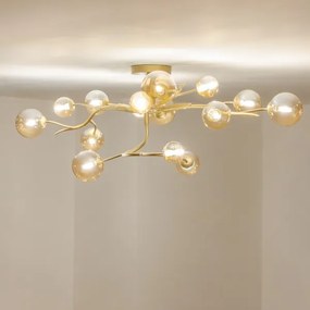 Brilagi - LED Prisadený luster MISTEL 15xG9/3W/230V zlatá