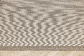 Šnúrkový obojstranný behúň Brussels 205681/10610 Linen krémový / béžový