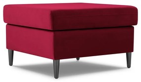 Červená zamatová podnožka Kyoto – Cosmopolitan Design