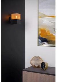 Lucide 21223/01/02 - Nástenné svietidlo RENATE 1xE27/40W/230V zlatá/čierna