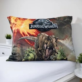 Jerry Fabrics Obliečky z mikrovlákna 140x200 + 70x90 cm - Jurský svet "Volcano 01"