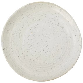 House Doctor Kameninový dezertný tanier Pion Grey/White 16,5 cm