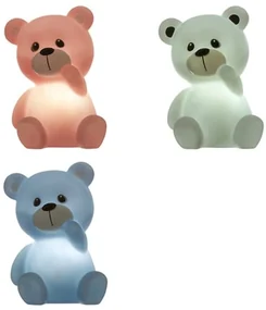 LED detské nočné svetlo TEDDY 10x13,5 cm - viac farieb Farba: Ružová