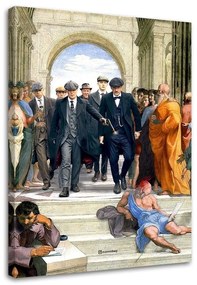 Gario Obraz na plátne Peaky Blinders, antická koláž - Norrobey Rozmery: 40 x 60 cm
