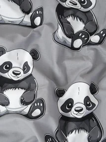 Bavlnená obliečka na vankúšik Renforcé 40 x 40 cm – Panda