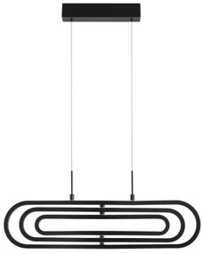 LED luster Arte 64 čierne