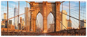 Obraz - Brooklynský most (120x50 cm)