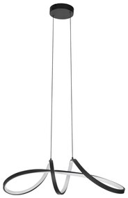 Eglo 901159 - LED RGBW Stmievateľný luster na lanku CALAROSSA-Z LED/22W/230V čierna