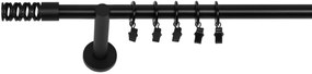 Dekodum Garniža Jewel 19 mm čierna matná jednoduchá Dĺžka (cm): 360