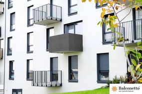 Bestent Balkónová zástena 1x5m 90% Balcone Dark Grey