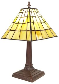 Stolná lampa Tiffany Marisol - Ø 20*34 cm E14/max 1*25W