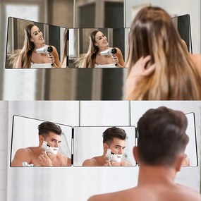 3-panelové zrkadlo s teleskopickým zavesením