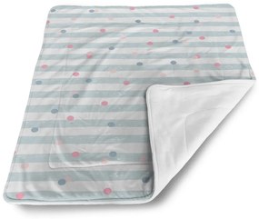 Sablio Deka pre bábätko Bodky a pruhy - 80x100 cm