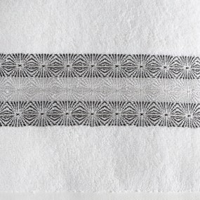 BAVLNENÝ UTERÁK MALIKA 50X90 CM BIELA