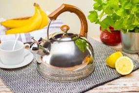 Čajník pískací s objemom 3,5 L hnedý