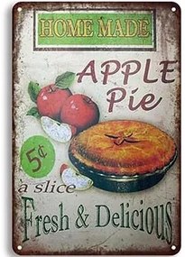 Ceduľa Apple Pie Home Made