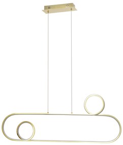 Toolight - LED závesné svietidlo APP809-CP GOLD, zlatá, OSW-09850