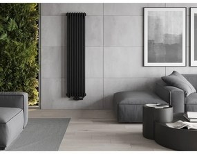 Mexen Denver, vykurovacie teleso 1600 x 378 mm, 1487 W, čierna, W215-1600-378-00-70