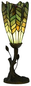 Dekoratívna lampa TIFFANY GREEN Ø15*42