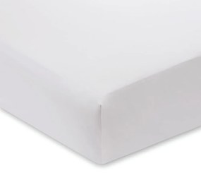 Biela plachta z bavlneného saténu Bianca Luxury, 135 x 190 cm