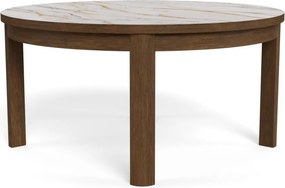 Konferenčný stolík Southampton 90 cm béžový/dymový dub