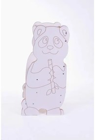 Učiaca veža PANDA biela/javor