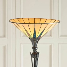 Endon 64042 - Stojacia lampa Tiffany DARK STAR 1xE27/60W/230V pr. 42 cm