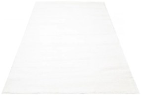 Kusový koberec Shaggy Parba biely 80x150cm