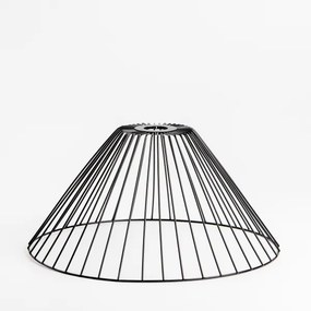 Univerzálne tienidlo CURITIBA, priemer 45 cm, čierne