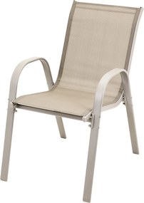 Dekorstudio Balkónový záhradný set – 2 stoličky a stolík - béžový