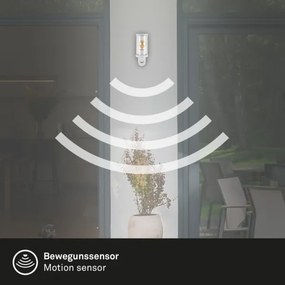 Briloner 3628-016 - Vonkajšie nástenné svietidlo 1xE27/12W/230V IP44 biela