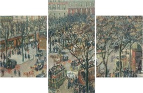 Obraz - Camille Pissarro, Boulevard des Italiens, Morning, Sunlight, reprodukcia (90x60 cm)