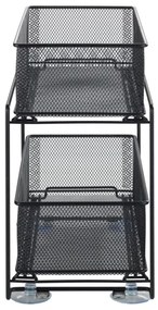 WENKO 69768800 - Držiak na zásuvku GIOMA 35x33,5 cm čierny