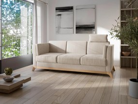 XXXLutz TROJMIESTNA POHOVKA, textil, béžová Sit & More - Sedačky - 000144022314
