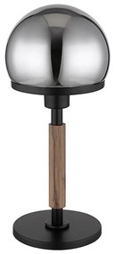 Globo 21954S - Stolná lampa HAKU 1xE27/40W/230V čierna/hnedá