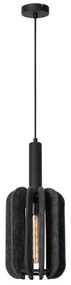 Lucide 45492/01/36 - Luster na lanku RAFAL 1xE27/40W/230V čierna/šedá