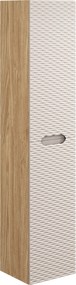 Comad Doplnková kúpeľňová skrinka vysoká Ocean Beige olejovaný dub/béžová