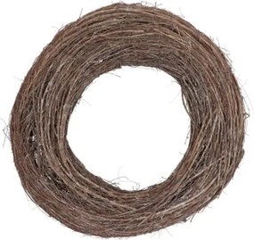 Šedý veniec z brestových vetiev Elm Branch - Ø 40*10 cm