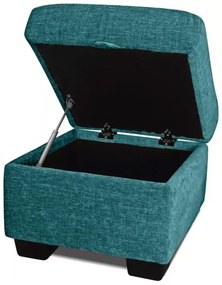 Taburet TAMMY, smaragdová (Maurice - TEAL)