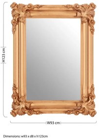 Nástenné zrkadlo 93x123 cm Georgia – Premier Housewares
