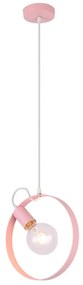 Luster na lanku NEXO 1xE27/40W/230V ružová