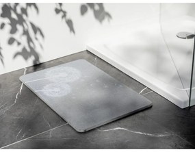 Sivá kúpeľňová predložka z kremeliny 39x60 cm Astera – Wenko