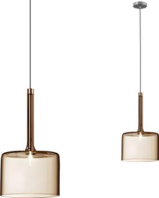 Toolight Toolight, stropné svietidlo 1xG4, APP1698-1CP AMBER A, OSW-04306