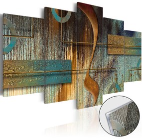 Artgeist Obraz na akrylátovom skle - Exotic Note [Glass] Veľkosť: 100x50
