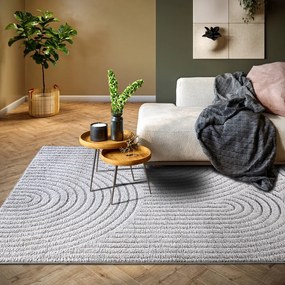 Svetlosivý koberec 160x235 cm Panglao New York Light Grey – Elle Decoration