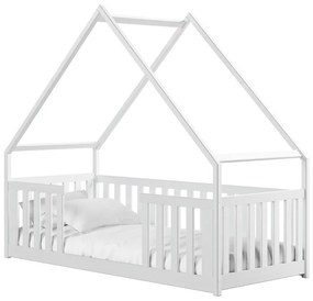 Posteľ Domček Bee 90x200 biela