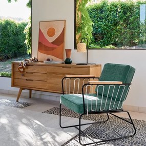 Atmosphera - Stolná lampa ALI 1xE27/25W/230V bambus