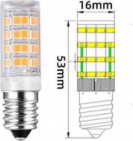 BERGE LED žiarovka Minicorn - E14 - 5W - 430 lm - teplá biela