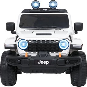 Elektrické autíčko Jeep Wrangler Rubicon LIFT biele